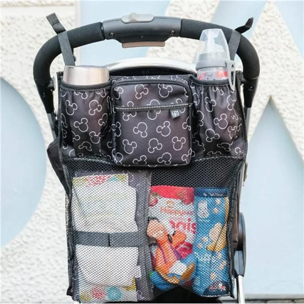 Disney Baby Stroller Organizer Bag Cups N Cargo Universal Fit Travel Cup Holder